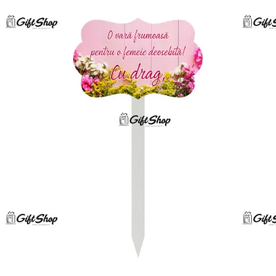 O vara frumoasa pentru o femeie deosebita, topper lemn, model a